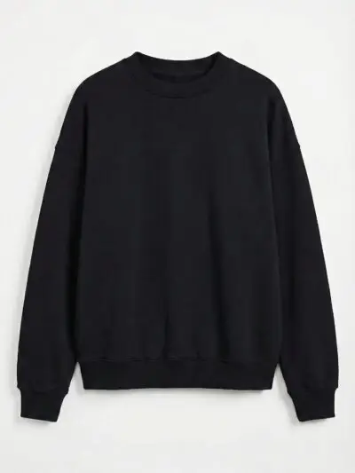 سويت شيرت سادة بقصة مربعة