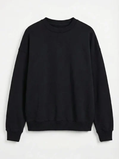 سويت شيرت سادة بقصة مربعة